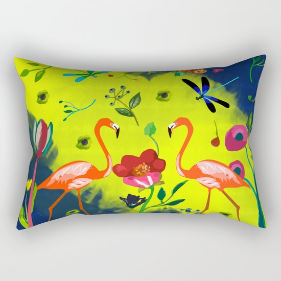 Hidden Paradise Rectangular Pillow