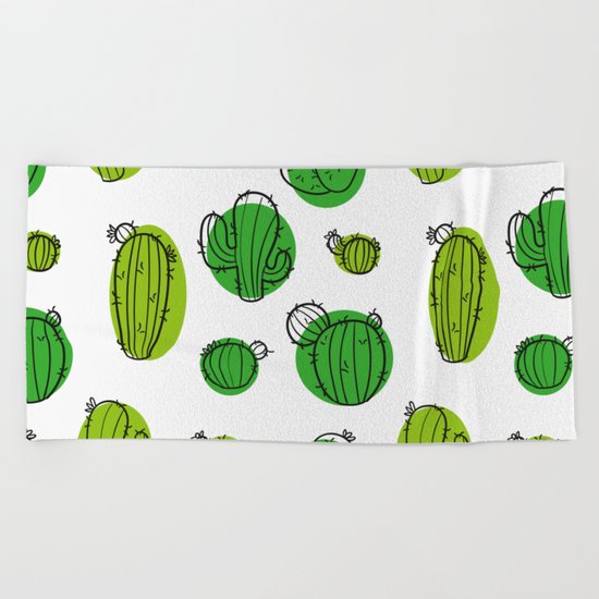 Cacti Beach Towel