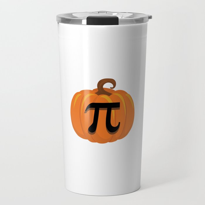 Pi Pumpkin Mathematics Science Pi Day Travel Mug