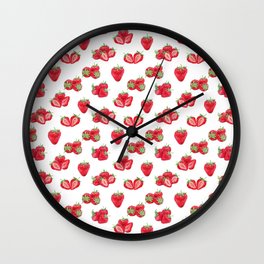 Bunch of Strawberries Wall Clock