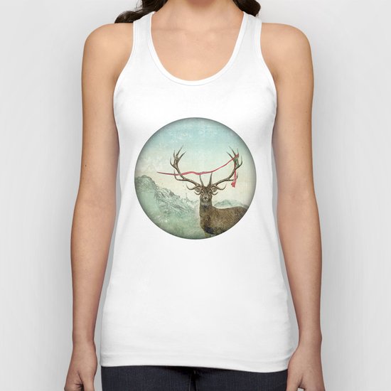 hold deer, tsunami Unisex Tank Top