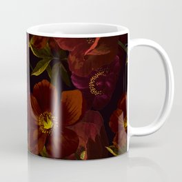 Vintage & Shabby Chic - Mystical Night Rose & Poppy Garden Coffee Mug