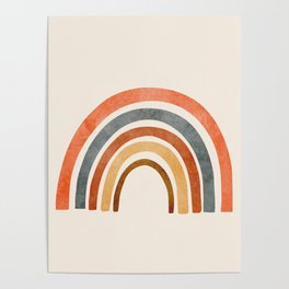 Abstract Rainbow 88 Poster
