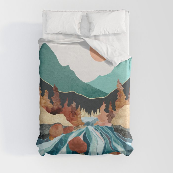 Blue River Duvet Cover