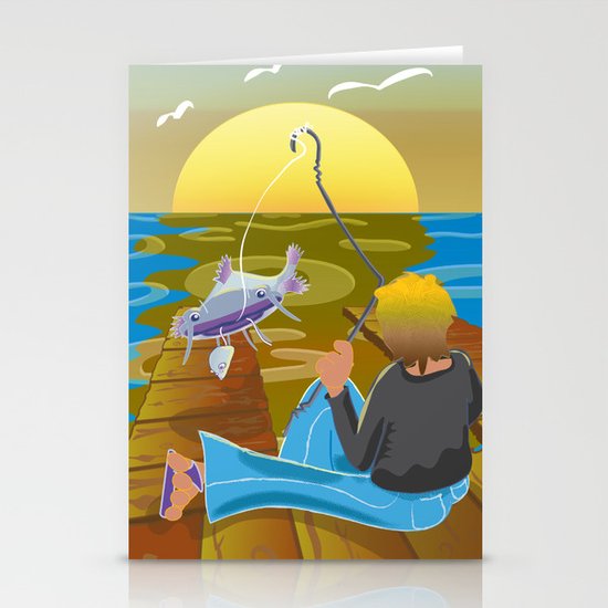 Fish Tales Stationery Cards