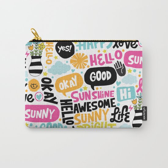 Sunshine & happiness Carry-All Pouch
