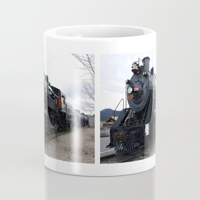 Vintage Railroad Steam Train Coffee Mug by gx9designs | Society6