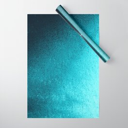 Modern abstract navy blue teal gradient Wrapping Paper
