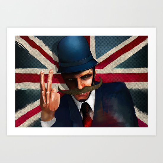 The bollocks Art Print