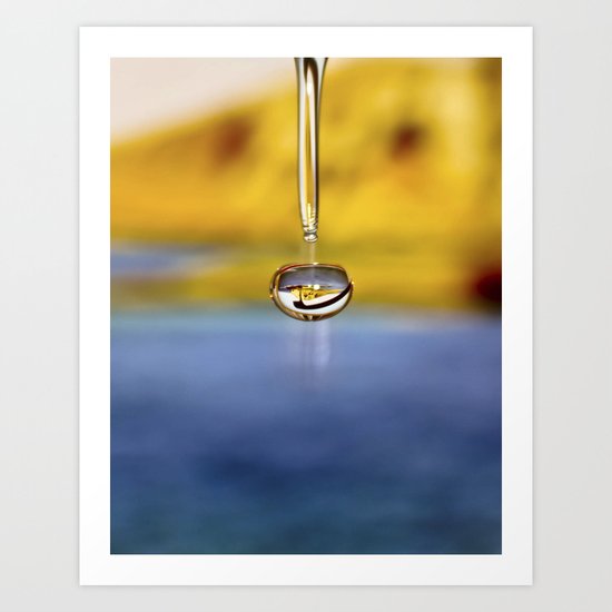 "water drop 3" Art Print