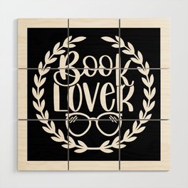 Book LOVER Wood Wall Art