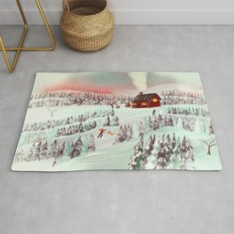 The Winter Cabin Rug