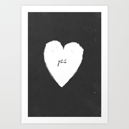 yes! Art Print
