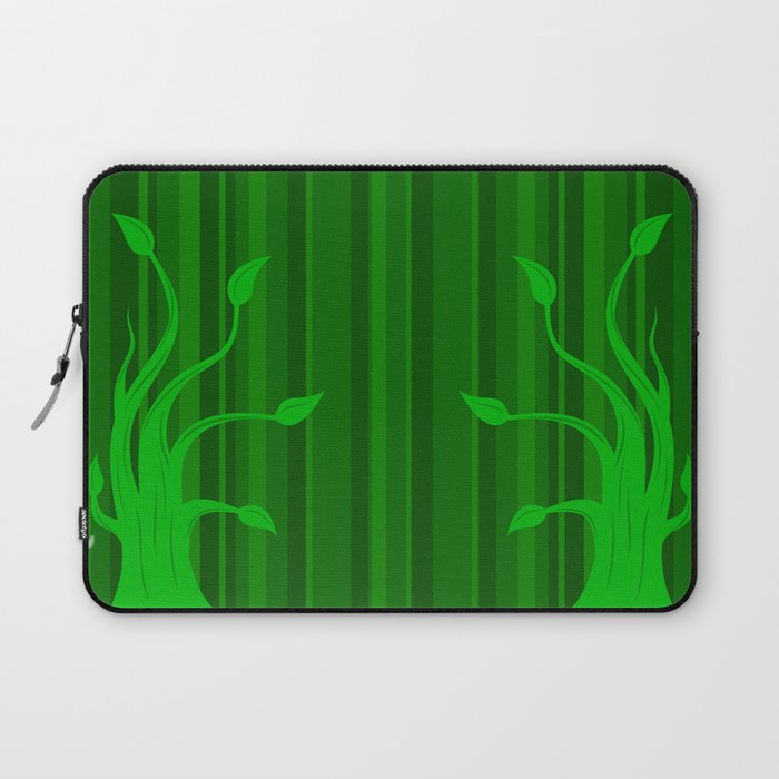 green tree 2 Laptop Sleeve