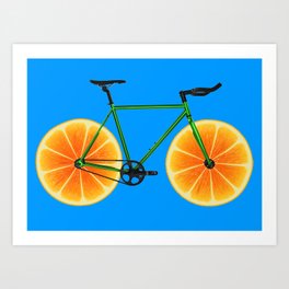 Citrus Cycle Art Print
