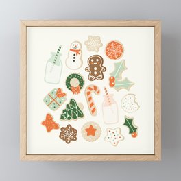 Christmas Cookies Framed Mini Art Print