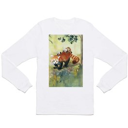 Red Panda Family Long Sleeve T-shirt