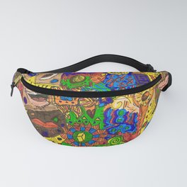 Faces and Doodles  Fanny Pack