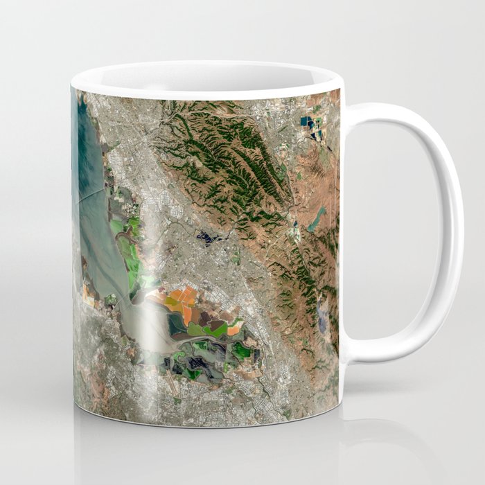 San Francisco Satellite image Coffee Mug
