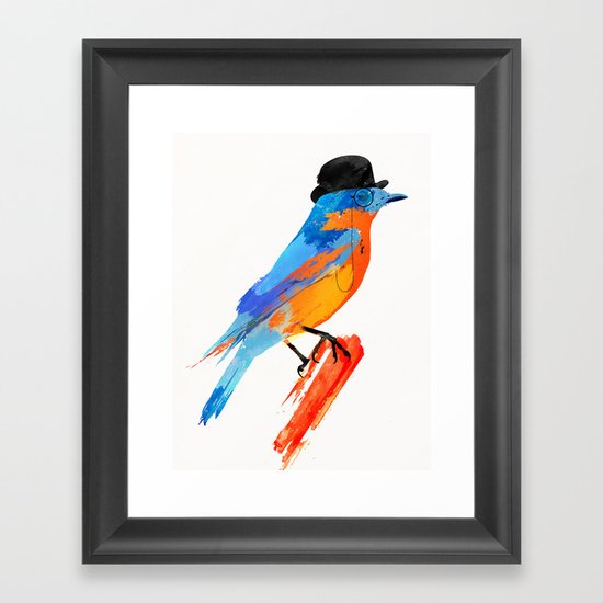 Lord Birdy Framed Art Print