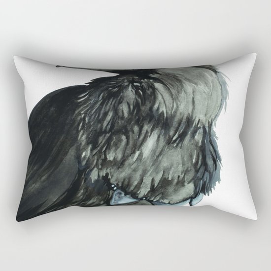 The Raven Rectangular Pillow