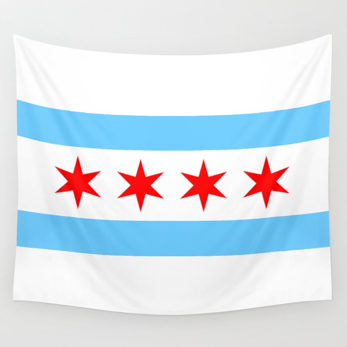 Chicago Flag Wall Tapestry
