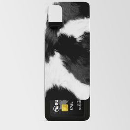 Primitive Hygge Cowhide in Black and White Android Card Case