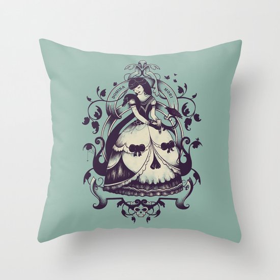 Mrs. Death Throw Pillow