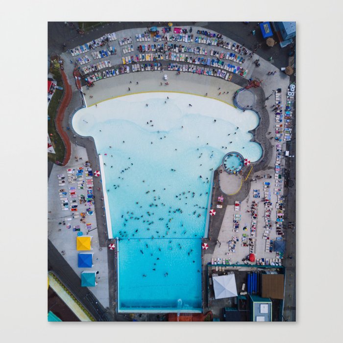 Wild Waves Wave Pool Canvas Print