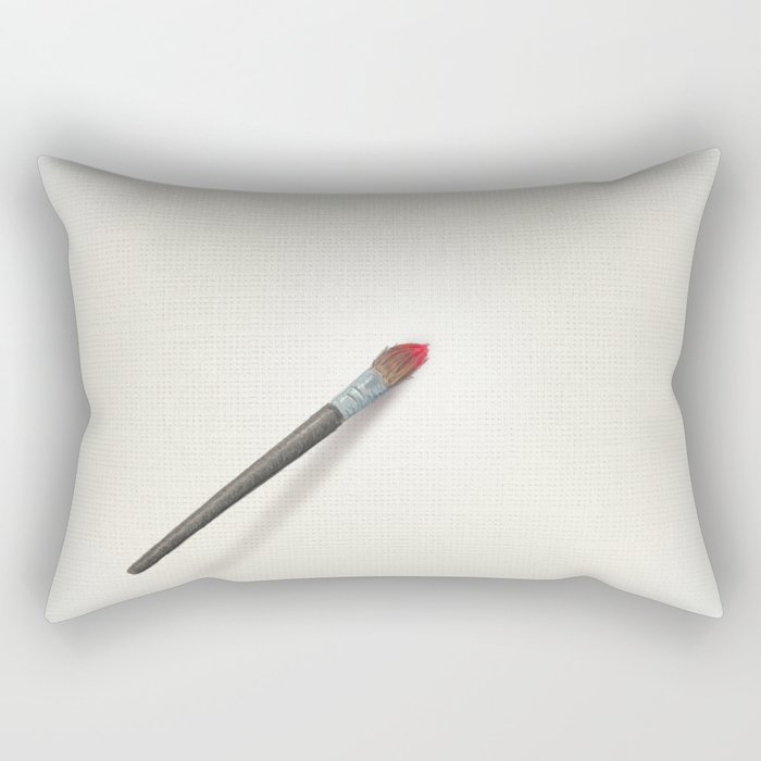 Blank Canvas Painting Rectangular Pillow By Nicolebarker Society6