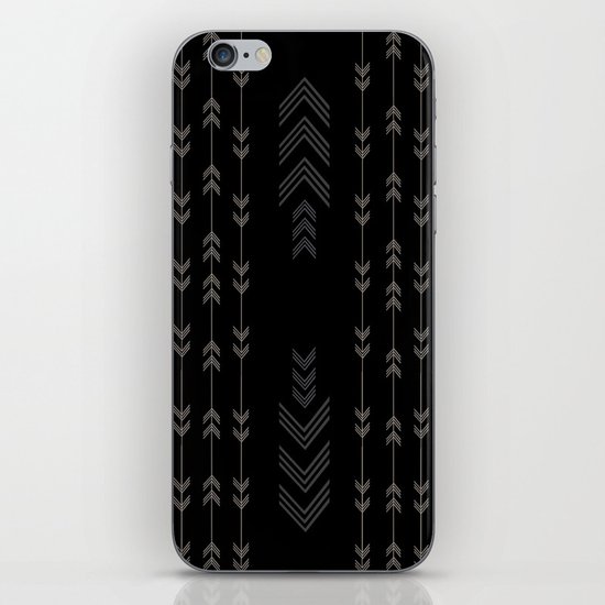 Headlands Arrows Black iPhone & iPod Skin