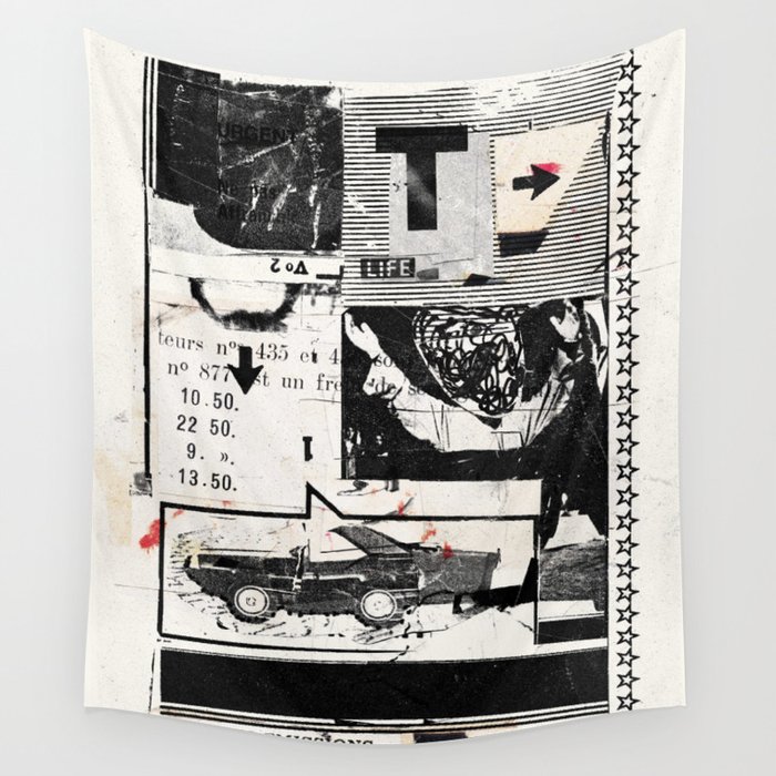 Fin de Emissions Wall Tapestry