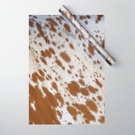 faux cowhide spots (fake smooth print, july 2021) Wrapping Paper