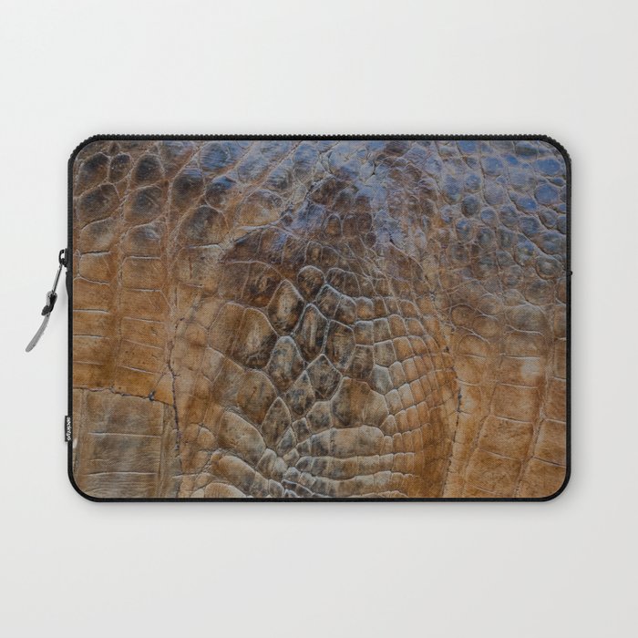 Texture of Crocodile leather  Laptop Sleeve
