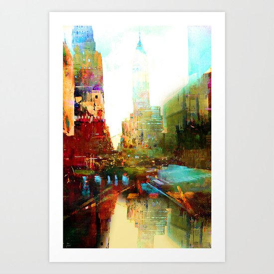 The indestructible city Art Print