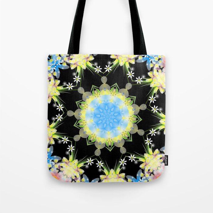Kaleidoscope ‘Twisted Flower’ Tote Bag