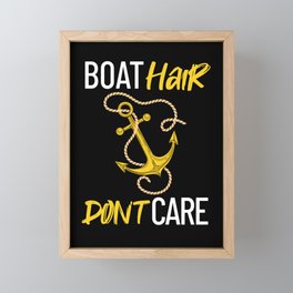 Sailing Boat Quotes Ship Knots Yacht Beginner Framed Mini Art Print