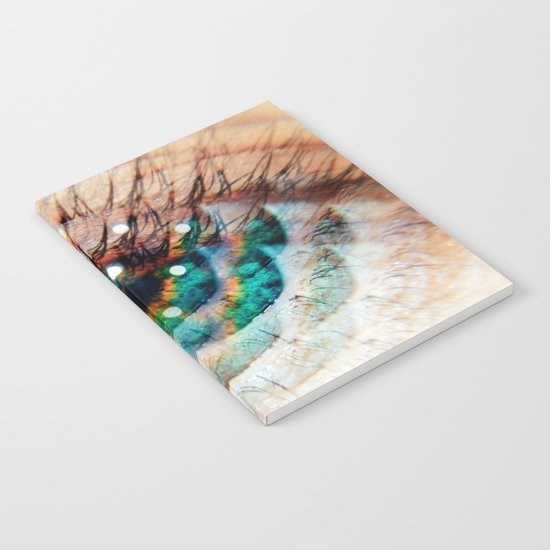 Green Eyes Hypnotize Notebook