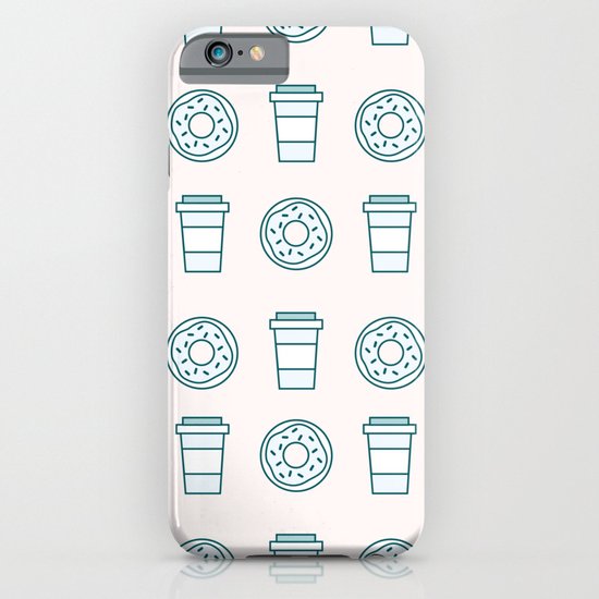 Coffee and Donuts iPhone & iPod Case