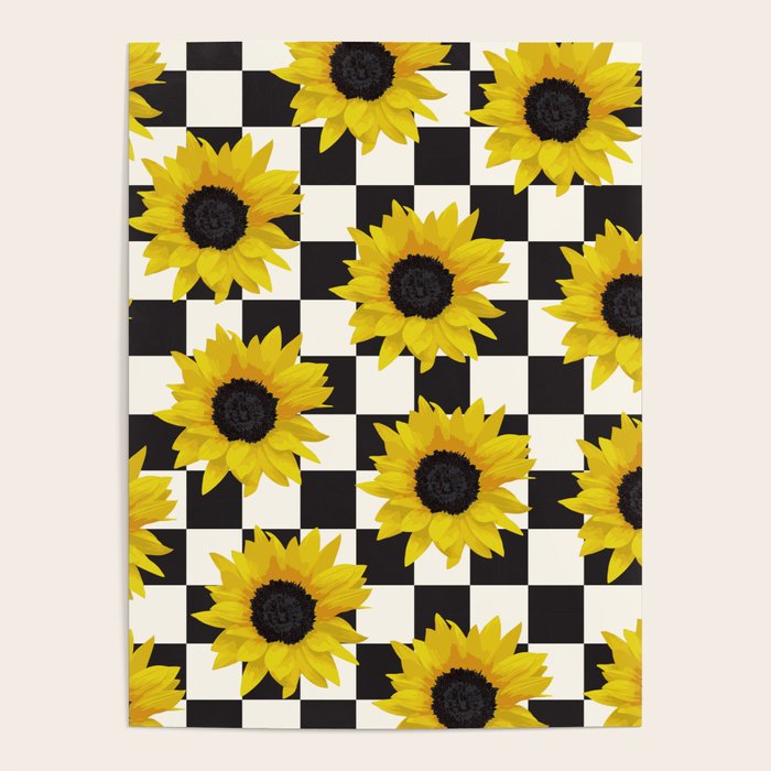Checkered sunflower best sale