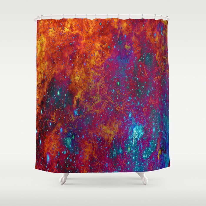 FIRE BURST Shower Curtain