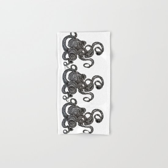Barnacle Octopus Hand & Bath Towel