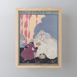 Vintage Magazine Cover - Wedding Bride Framed Mini Art Print