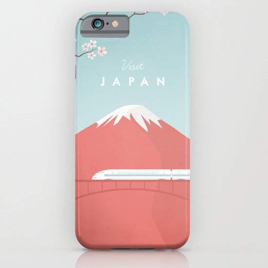 Vintage Japan Travel Poster iPhone & iPod Case