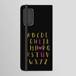 Love Alphabet You Hearts Valentines Day Android Wallet Case