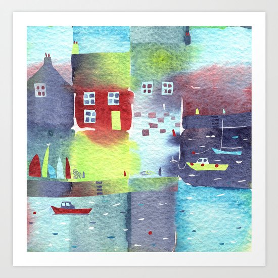 Quiet Harbour Art Print