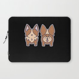 Cute Anime Dog Manga Kawaii Puppy Dog Laptop Sleeve