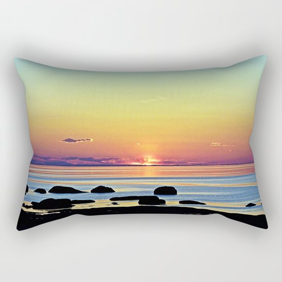 Summer's Glow Rectangular Pillow