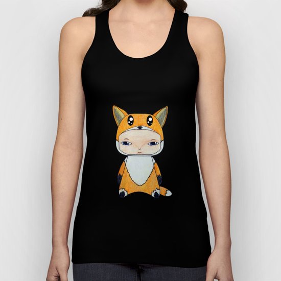 A Boy - Fox Unisex Tank Top