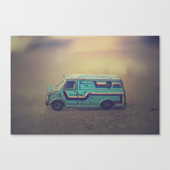 delightful van Canvas Print